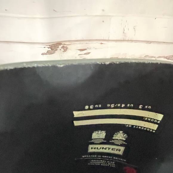 Kids tall hunter boots in matte black - Picture 7 of 10